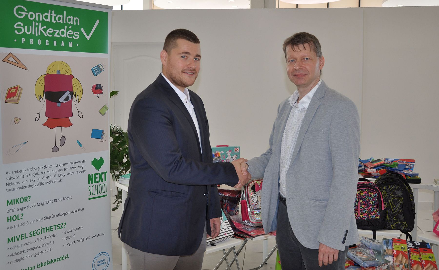 Ötvennél is több családnak segít a Gondtalan sulikezdés adománygyűjtő akció